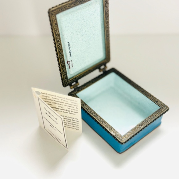 Claude Monet Trinket Box. Vintage painting trinket box. Artwork Trinket box. - Picture 5 of 6